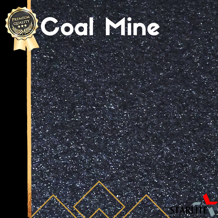 Kertas Karton Warna Mengkilap (Glittery) - Sirio Pearl Coal Mine