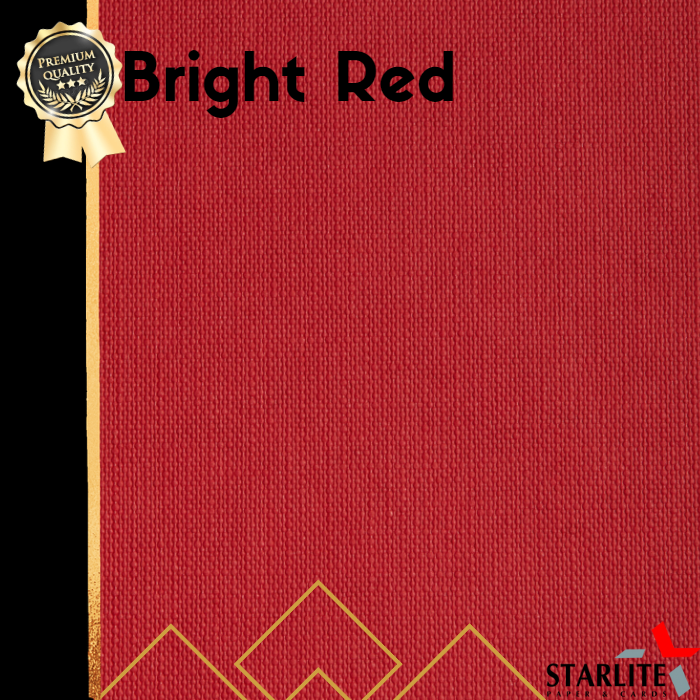 Alpha Linen - Bright Red